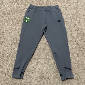 Portland Timbers Pants Mens Large Gray adidas Travel Joggers 2023 Season Therma